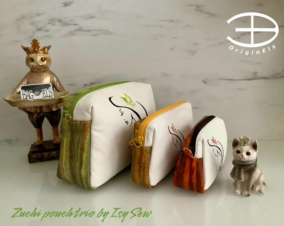 Zuchi Pouch Trio – Sew Modern Bags