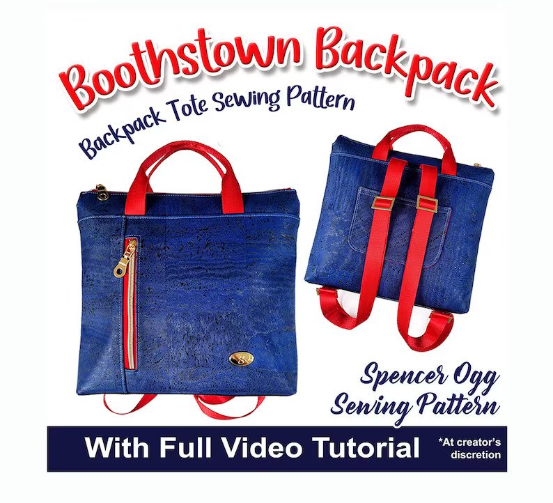 Boothstown Backpack sewing pattern