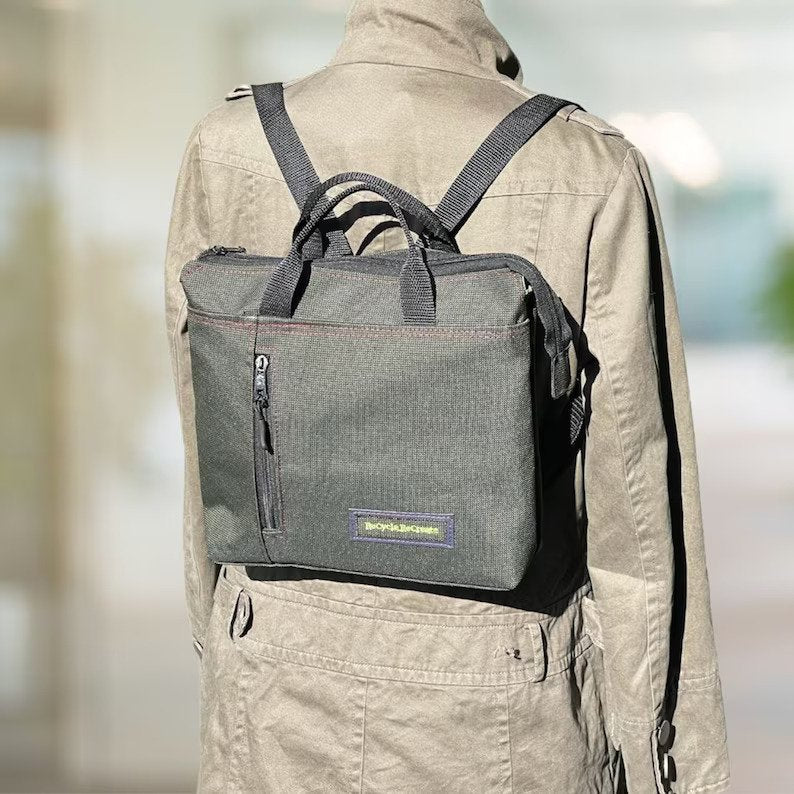 adult laptop backpack sewing Boothstown Backpack sewing pattern (+ video)