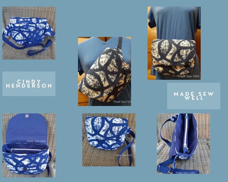 Cottage Hip Bag sewing pattern