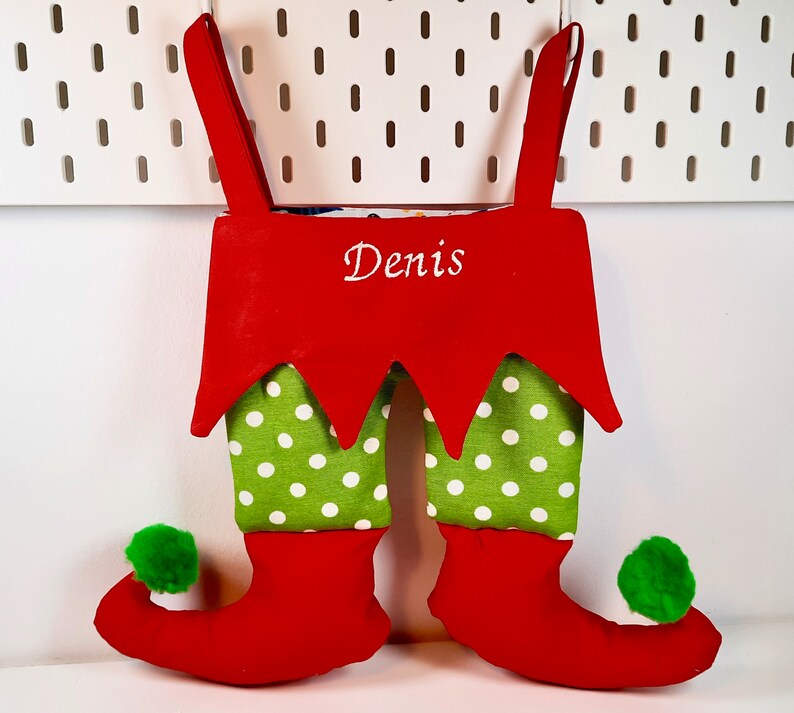 Elf Christmas Stockings (4 differnet designs) sewing pattern