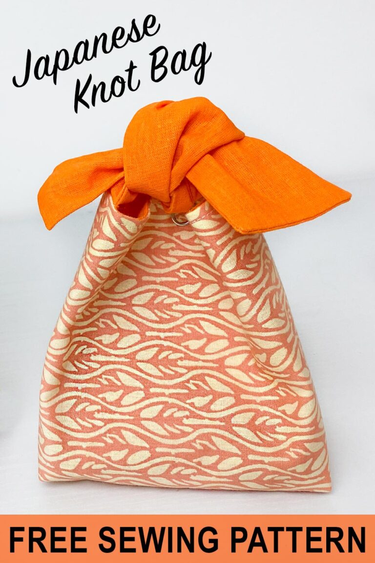 Japanese Knot Bag (Free +video) – Sew Modern Bags