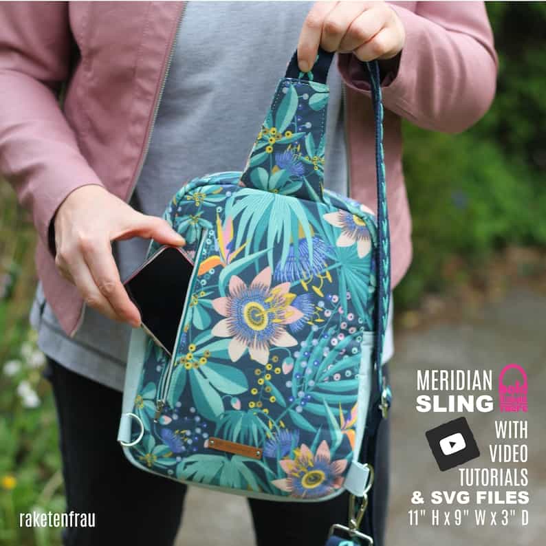 Meridian Sling Bag sewing pattern