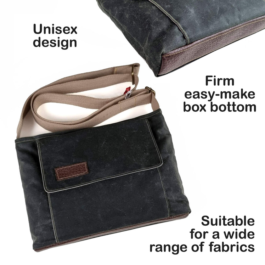 Midi Crossbody Bag PDF Sewing Pattern & Video Tutorial – Sew Modern Bags
