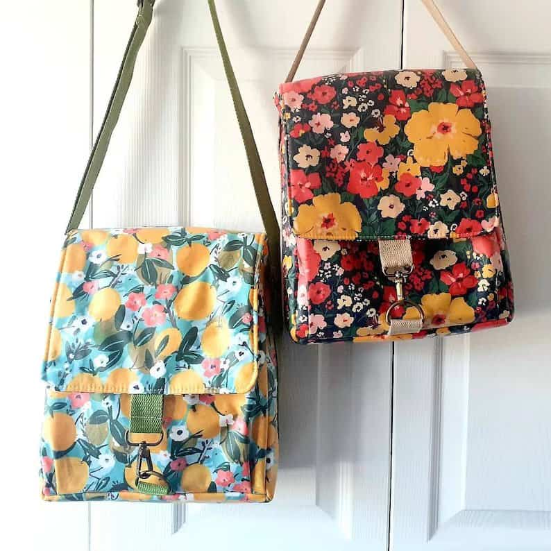 Nine to Five Lunch Bag sewing pattern