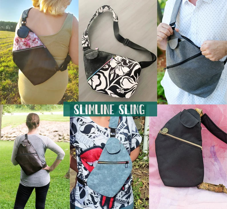 Slimline Sling Bag sewing pattern