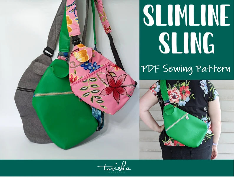 Slimline Sling Bag 3 sizes with videos Sew Modern Bags