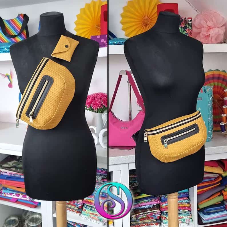 The Clamshell Sling Bag and Waist Pack sewing pattern