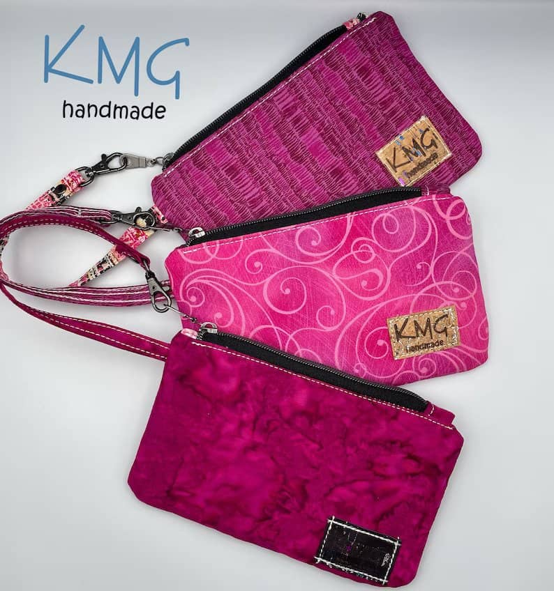 The Clip and Zip Wristlet sewing pattern