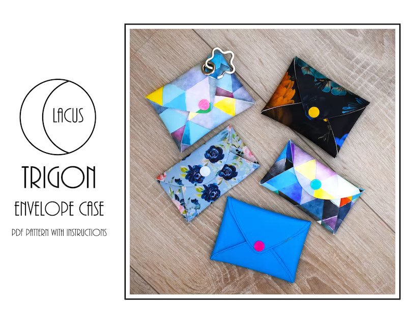 Trigon Envelope Case sewing pattern