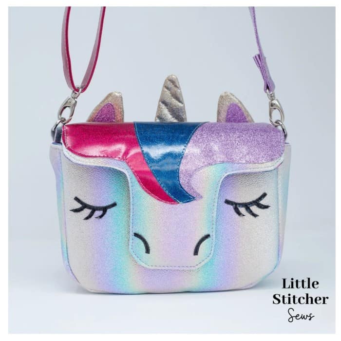 Purse Sewing Pattern Little Girl Purse With Flap Unicorn Bag