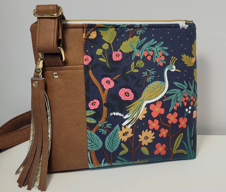 Woodland Stitches Harlequin Tote Pattern Aelia Tote Luna