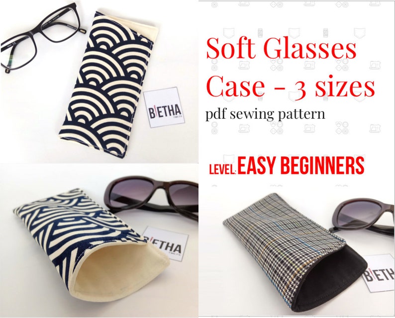 Kyat Soft Glasses Case (3 sizes with video)