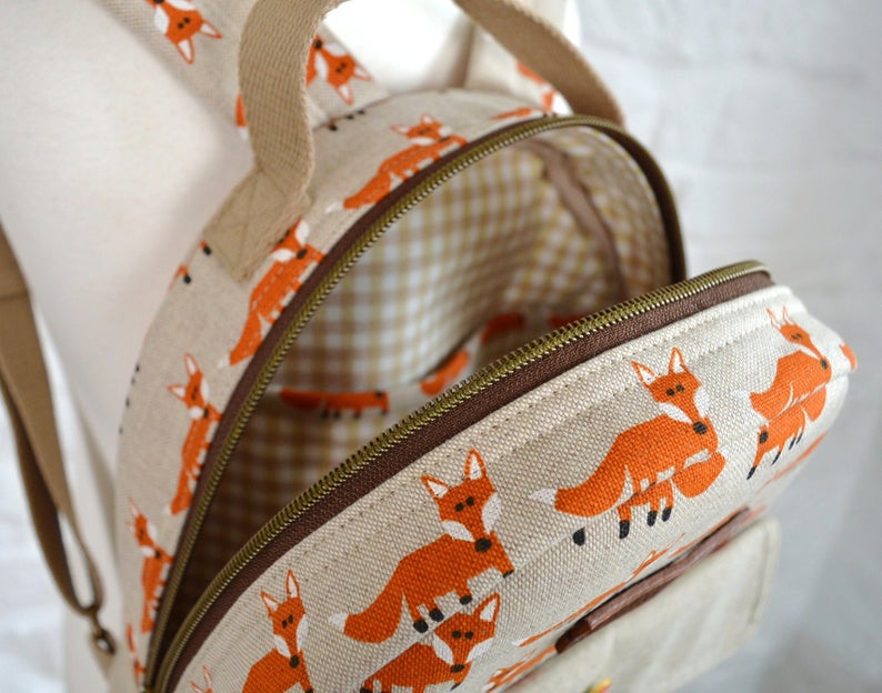 adorable project mini backpack Kandou Mini Backpack (with video) – Sew Modern Bags