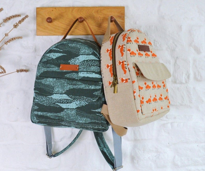 canvas mini backpack purse pattern Kandou Mini Backpack (with video)