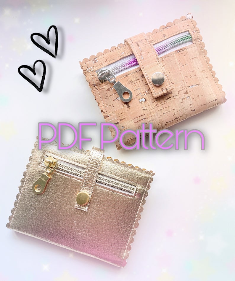Tiny Folded Wallet – Sew Modern Bags