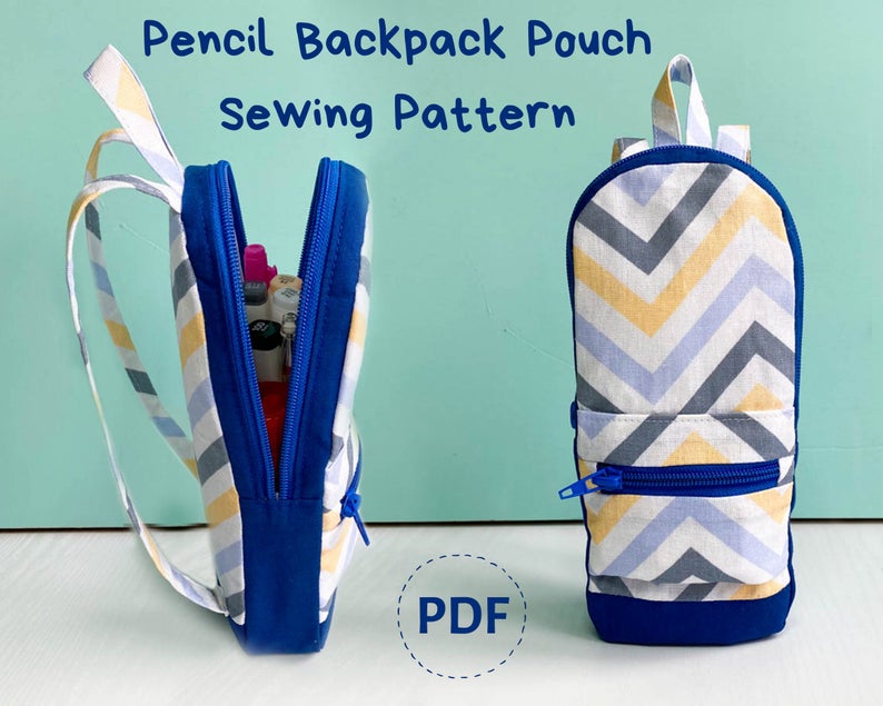 backpack with mini pocket for pencils Mini Backpack Pencil Pouch