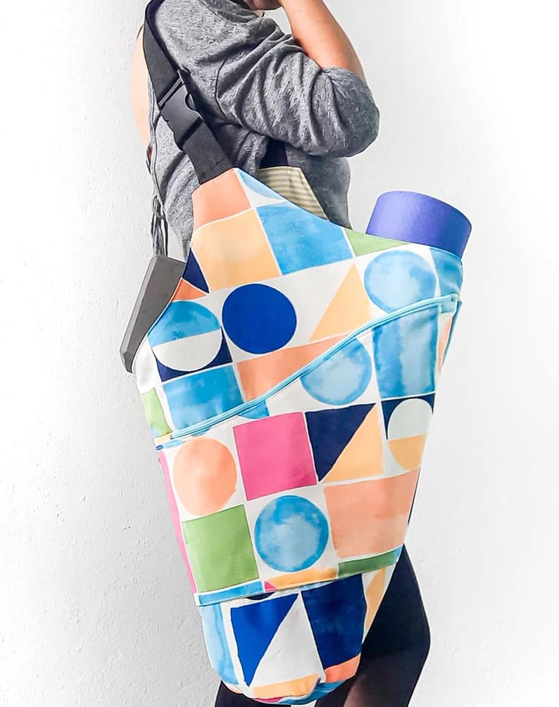 Yoga mat bag (2 styles +video) – Sew Modern Bags