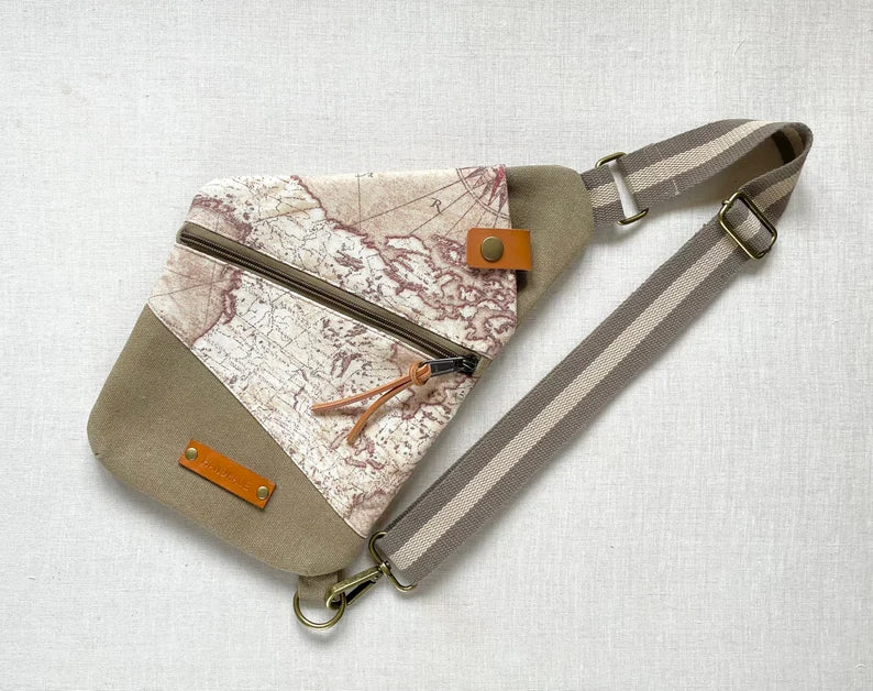 Traveler Sling Unisex Crossbody Bag – Sew Modern Bags