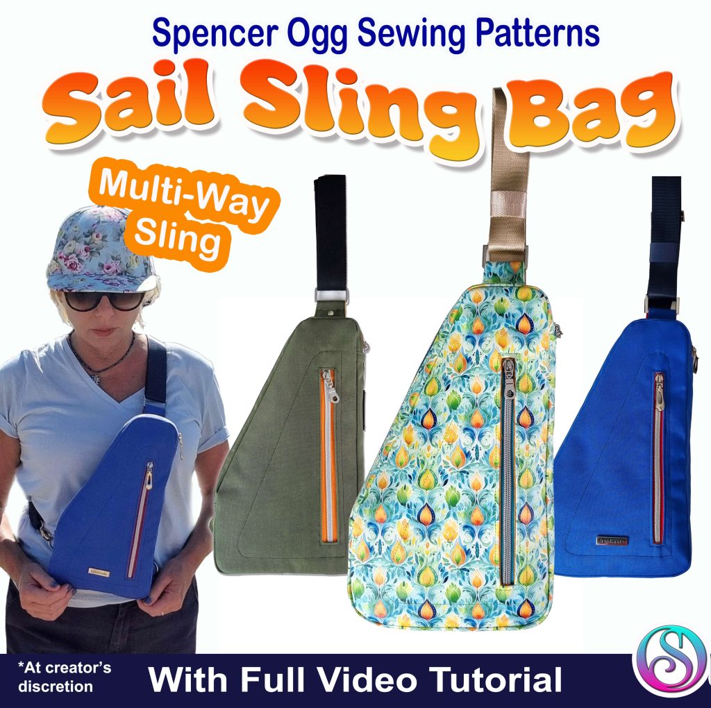 Hand Sling Pattern Sail Sling PDF Sewing Pattern & Video Tutorial – Sew Modern Bags
